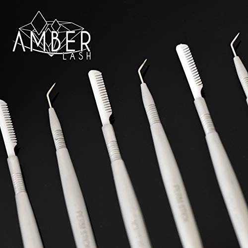 Amber Lash Stainless Steel Lash Lift Tool with Double Row Brush