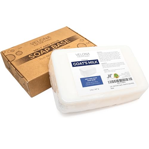 Goat's Milk Soap Base - 2 lb Pre-Cut Cubes, SLS/SLES Free