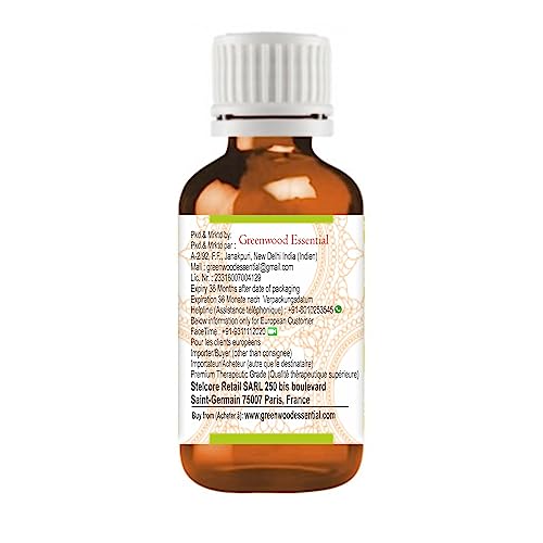 Greenwood Essential Linseed Oil 100ml | Cold Pressed, Unscented for Skin & Massage