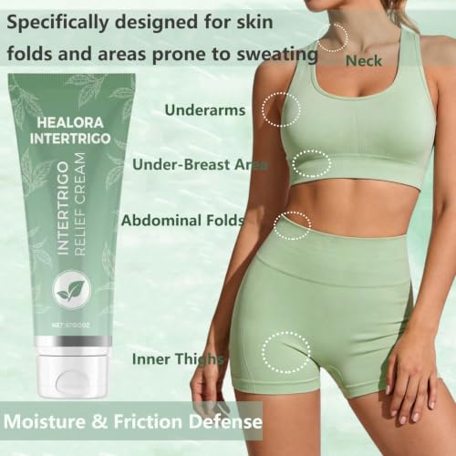 Healora Intertrigo Skin Fold Barrier Cream for Moisture Protection (1 pcs)