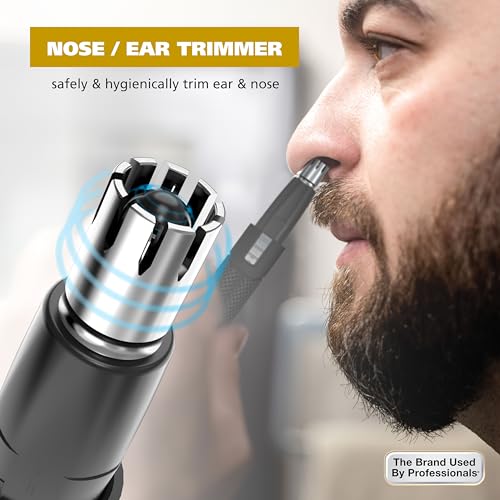 Wahl Manscaper ¢ç 2 in 1 Lithium Battery Tactical¢ç Dual Sided Eyebrow Trimmer and Nose Hair Trimmer for Men ? Model 3023805