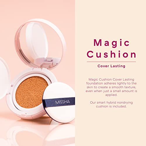 MISSHA Magic Cushion Foundation No.23 - Dewy Finish & Buildable Coverage