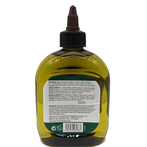 Hair Chemist Castor & Hemp Pro-Growth Hair Oil 7.1 oz Natural Hair Treatment
