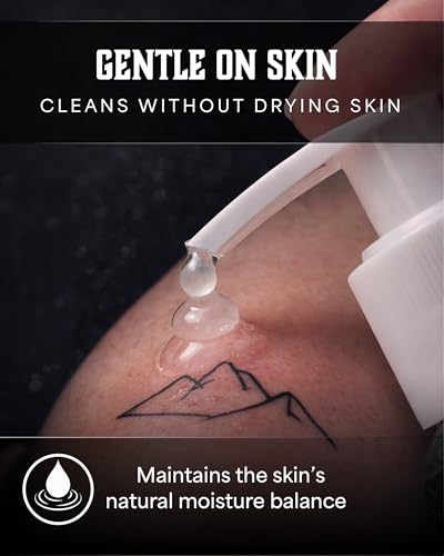 Gentle Tattoo & Piercing Aftercare Liquid Soap - Hypoallergenic & Sulfate-Free