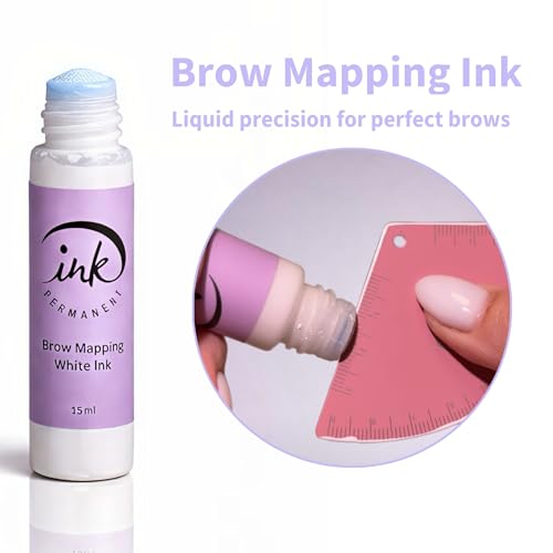 Complete Brow Mapping Kit with Ink Roller & Ruler for Eyebrows