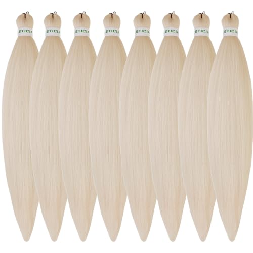Blonde Braiding Hair Pre-Stretched 26 Inch for Knotless Braids (Pack of 8)