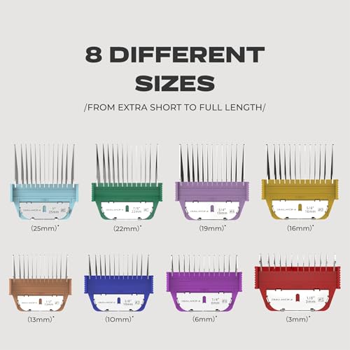 BALMONI Stainless Steel A5 Wide Guide Comb - 13mm 1/2" Grooming Guard