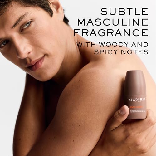 NUXE Men Aluminum-Free Deodorant 24HR Odor & Sweat Protection, 1.6 Fl Oz