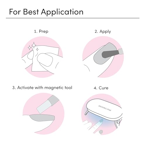 Dashing Diva One Gel Magnetic Starter Kit - Iridescent Topper - 9-Piece Set