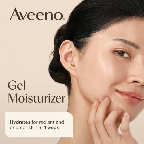 Aveeno Positively Radiant Brightening Gel Facial Moisturizer, 1.7 oz