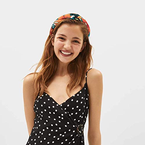 TOBATOBA Floral Knot Headbands for Women 10 Pack Wide No Slip Turbans