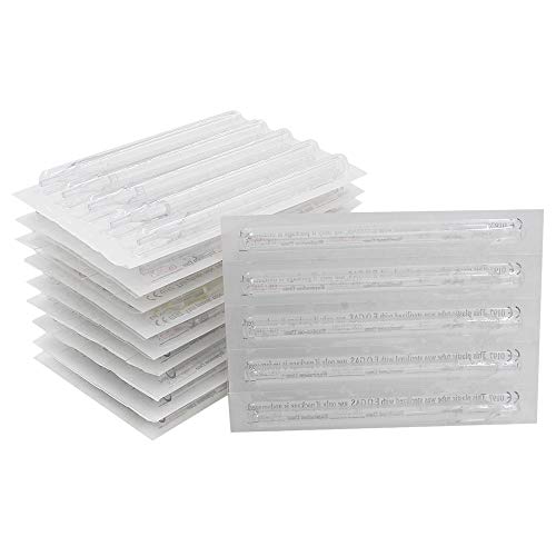 Autdor 100PCS Disposable Tattoo Tips Tubes - Mixed Assorted Sizes