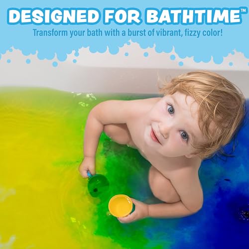 Tub Works® 120-Count Kids Bath Color Pops™ Refill Pack - Vibrant, Fragrance-Free, Moisturizing Bath Tablets for Color Brush