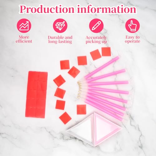 30PCS Rhinestone Picker Tool Kit with Acrylic Pens & Storage