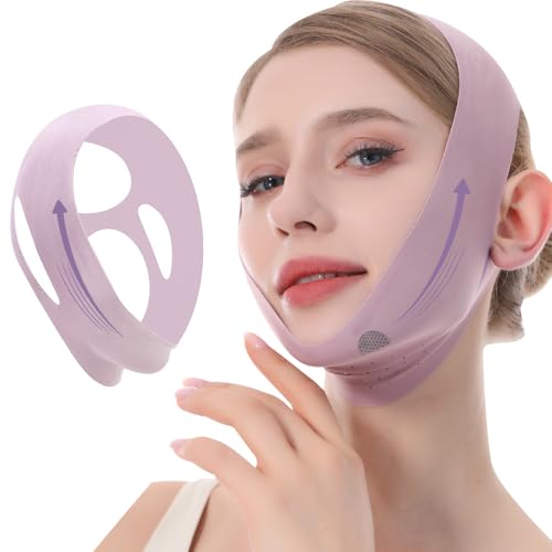 V-Line Lifting Mask for Jawline Tightening - Pink