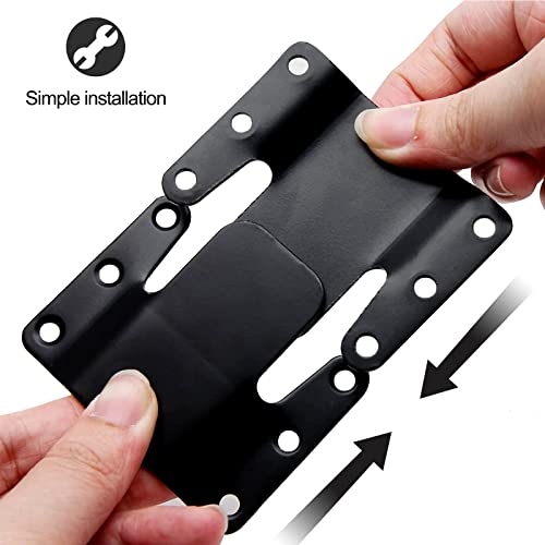 DEEPDREAM Sectional Couch Connectors Clips - 8 Pcs Metal Sofa Connectors with Screws