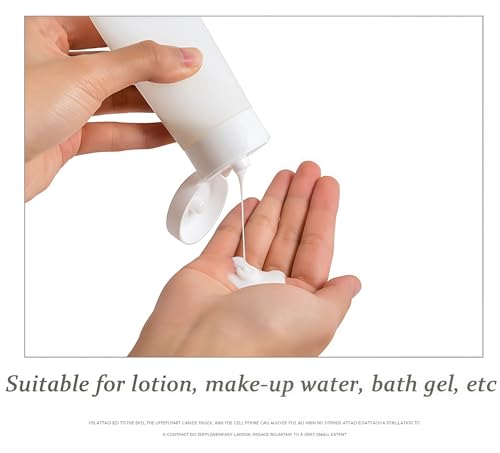12-Pack 150ml Plastic Squeeze Tube Bottles with Flip Cap - Travel Containers for Shampoo & Lotion