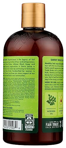 Shea Moisture Moringa Avocado Power Greens Shampoo 13oz - Organic, Cruelty-Free