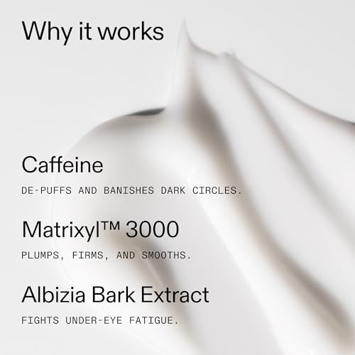 Caffeine Eye Cream by The INKEY List - Reduce Puffiness & Dark Circles, 0.5 fl oz