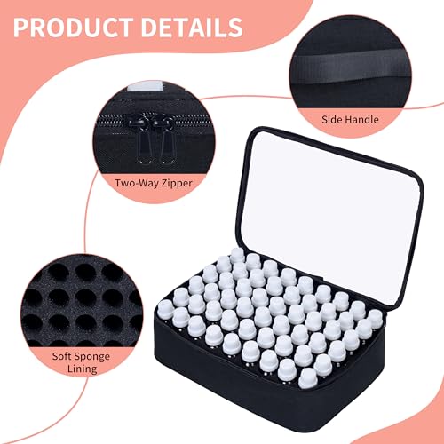 Essential Oils Case for 54 Bottles - Durable Travel Organizer