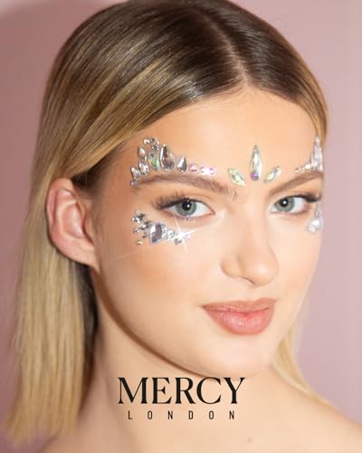 KARIZMA After Hours Face Jewel Headpiece - Sparkly Crystal Festival Costume Accessory