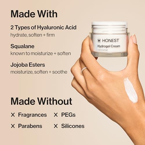Honest Beauty Hydrogel Cream for Sensitive Skin, 1.7 Fl Oz