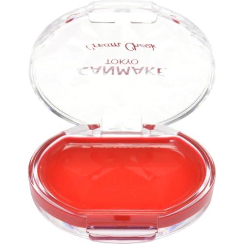CANMAKE Cream Cheek [CL01] Clear Red Heart - 1 Count Makeup Blush