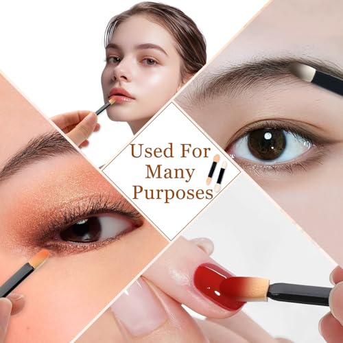 120PCS Disposable Eyeshadow Applicators - Dual-Sided Makeup Tool