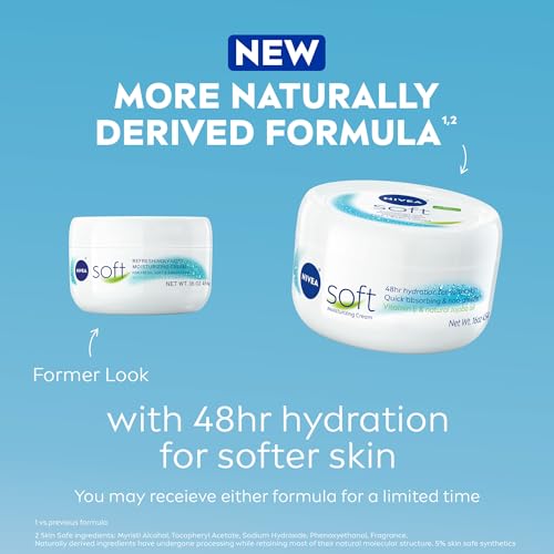 NIVEA Soft Cream - 16oz Moisturizer for Face, Body & Hands