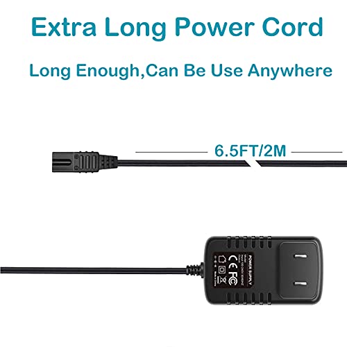 Replacement Power Cord for Wahl Trimmer 8061, 8163, 8786 - Black