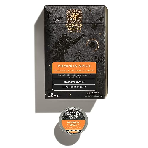 Copper Moon Pumpkin Spice K-Cup Coffee Pods, Medium Roast, 12 Count