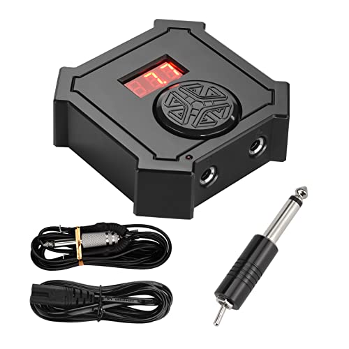 ATOMUS Tattoo Power Supply Kit with Wireless Pedal & Clip Cord