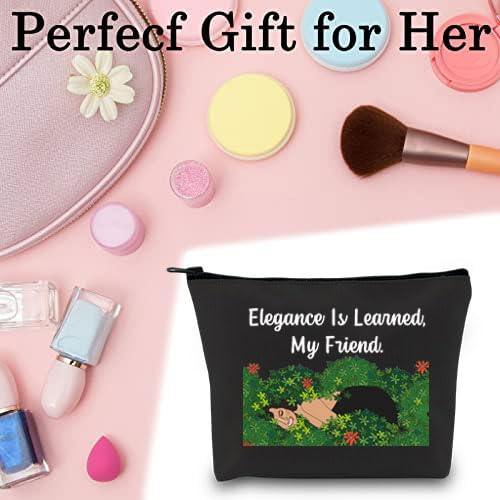 Elegance Is Learned Makeup Bag - RHONY Inspired Cosmetic Pouch