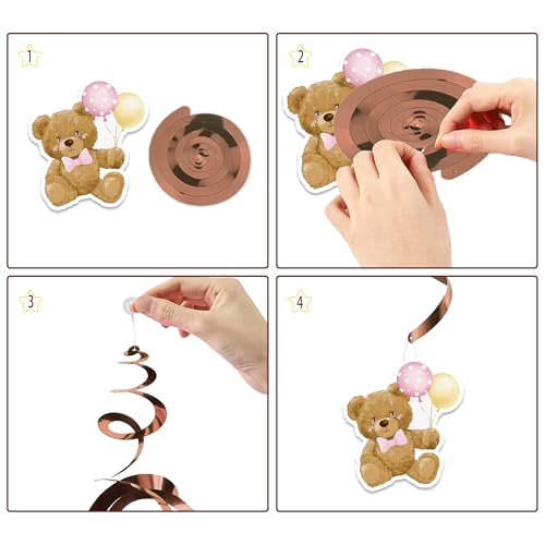 Teddy Bear Baby Shower Decorations - We Can Bearly Wait Party Set