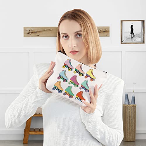 Roller Skater Makeup Bag - Zipper Pouch for Roller Skating Lovers