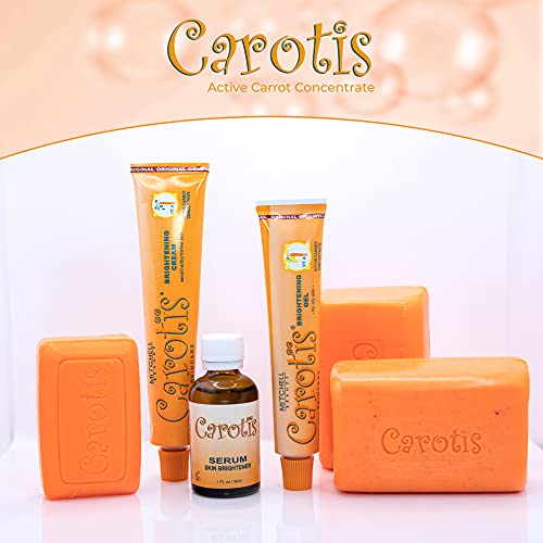 Carotis Vitamin A Exfoliating Soap 200g Pack of 2 - Brightening & Gentle Cleanser