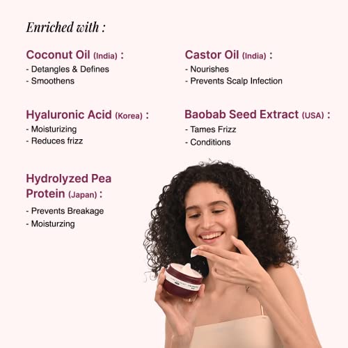 Bare Anatomy Curl Enhancing Hair Mask - Hydrating Frizz Control (250g)