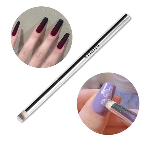 3PCS Nail Art Gradient Brush Set - Soft Bristles for Aura Nails