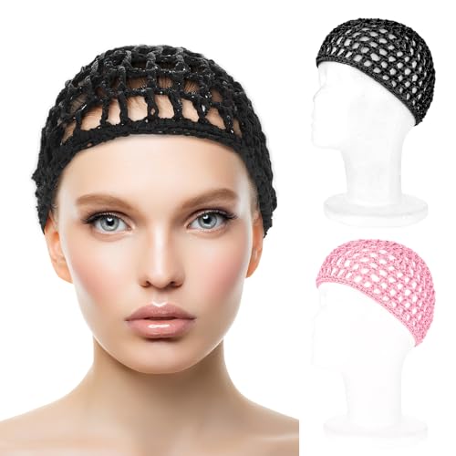 Adjustable Mesh Wig Cap for Thick Long Hair – Braided Crochet Weaving