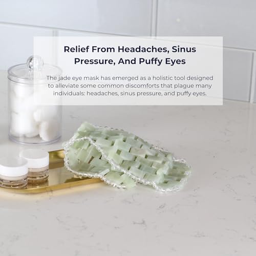 Jade Eye Mask – Weighted to Eliminate Wrinkles, Puffiness, &