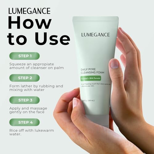 LUMEGANCE Heartleaf & BHA Deep Pore Cleansing Foam, 150ml