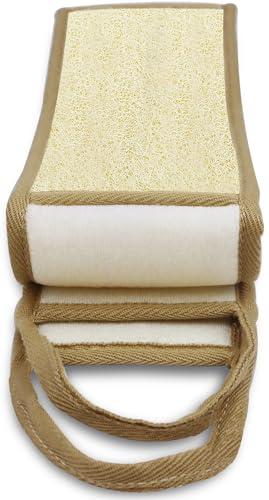 50 Inch Natural Loofah Back Scrubber for Exfoliating & Shower Spa