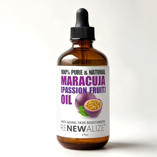 Maracuja Passion Fruit Seed Oil Face Moisturizer | Cold Pressed & Unrefined, 4 oz