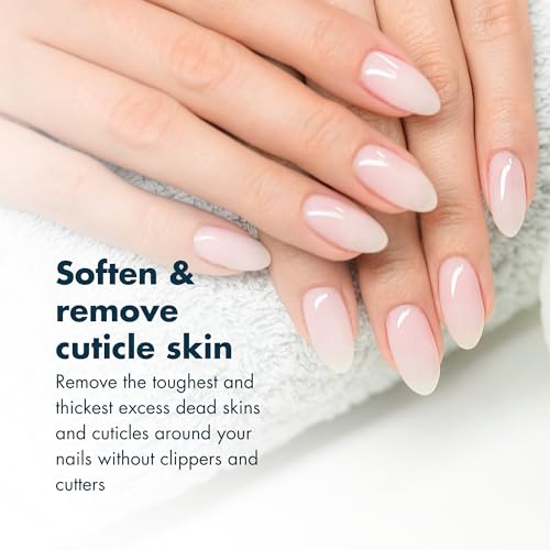 DeEnti Instant Cuticle Remover Gel, Professional Cuticle Softener with Instant 15-Second Removal, 8oz Bottle for Hand, Foot & Nail Care, Salon Quality Manicure & Pedicure Supplies