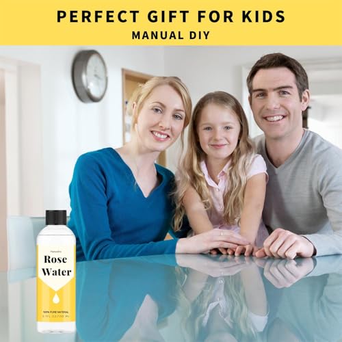 100% Pure Rose Water Hydrosol Facial Mist - Hydrating & Soothing