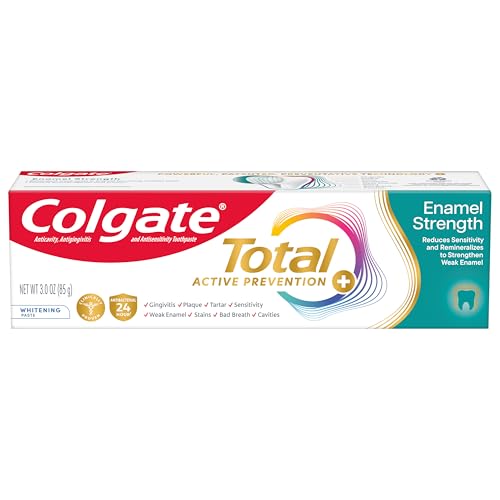 Colgate Total Enamel Strength Repair Toothpaste 3 oz - Remineralizing Fluoride Formula