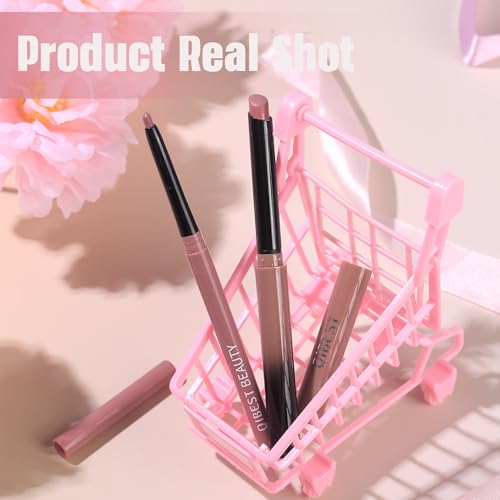 QiBest Nude Rose Pink Matte Lipstick & Lip Liner Set