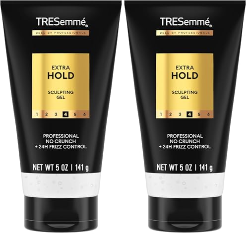 TRESemmé Extra Hold Hair Gel | Frizz Control & Alcohol-Free | 5 oz (Pack of 2)