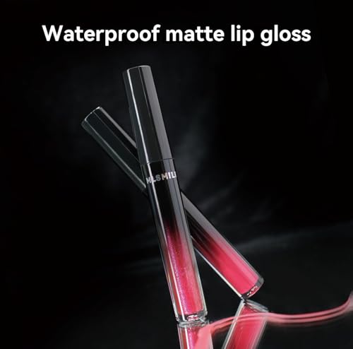 MLSMILE 12PCS Matte & Shiny Liquid Lipstick Set for Women & Girls - Waterproof, Long-Lasting, Non-Sticky