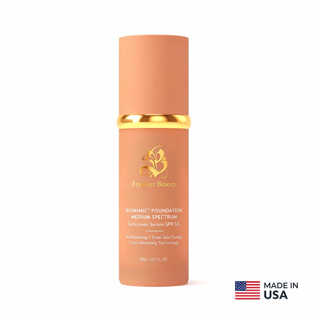 Bio Mimic Foundation - Medium Spectrum SPF 50 | Natural Finish for Mature & Sensitive Skin